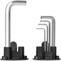 Atdec ceiling mount for large display short pole - Loads up to 143lb - Back - Universal VESA up to 800x500 - Upgradeable - 360deg - TH-3070-CTS