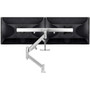 Atdec AWMS-RHXB-H-S Mounting Arm for Monitor - Silver - LandscapePortrait - Height Adjustable - 2 Displays Supported - 264 to 27 AWMS-RHXB-H-S