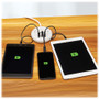 Tripp Lite by Eaton TLP26PD30WCAM Safe-IT 5-Outlet Surge Protector - 2 NEMA 5-15R - 2 USB-A - 1 USB-C - 30 VA - 300 J - 6 ft Cord