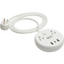 Tripp Lite by Eaton Safe-IT TLP28PD57WCAM 5-Outlets Surge Suppressor/Protector - 2 x NEMA 5-15R, 2 x USB Type A, 1 x USB Type C - 57 - (Fleet Network)