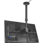 Atdec ceiling mount for large display, long pole - Loads up to 143lb - Back - Universal VESA up to 800x500 - Upgradeable - 360&deg; - (TH-3070-CTL)