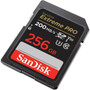 SanDisk Extreme PRO 256 GB Class 10UHS-I U3 V30 SDXC - 200 MBs Read - 140 MBs Write SDSDXXD-256G-GN4IN