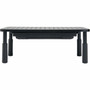 Tripp Lite by Eaton Monitor Riser for Desk 15 x 9 in - Height Adjustable Storage Drawer Metal - 1996 kg Load Capacity - 550 mm MR159D