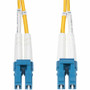 StarTech.com 30m (98.2ft) LC to LC (UPC) OS2 Single Mode Duplex Fiber Optic Cable, 9/125&micro;m, 10G, LSZH Fiber Patch Cord - 98.4ft (SMDOS2LCLC30M)