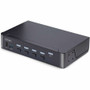 StarTech.com 4-Port DisplayPort 1.4 KVM Switch, 8K 60Hz / 4K 144Hz, 2x USB 3.0 Ports, 4x USB 2.0 Ports, Hotkey Switching, TAA - 4-Port (Fleet Network)