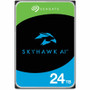 Seagate SkyHawk AI ST24000VE002 24 TB Hard Drive - 3.5" Internal - SATA (SATA/600) - Conventional Magnetic Recording (CMR) Method - (Fleet Network)