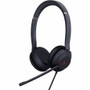 Yealink UH37 Headset - Stereo - USB - Wired - 32 Ohm - 20 Hz - 20 kHz - On-ear - Binaural - Supra-aural - 3.9 ft Cable - Noise - Black (Fleet Network)