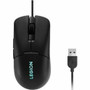 Lenovo Legion M300s RGB Gaming Mouse (Black) - Cable - Shadow Black - USB 2.0 Type A - 8000 dpi - Scroll Wheel - 6 Button(s) - 6 - - (GY51H47350)