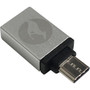 Kanguru USB Type C to USB30 Adapter - 2 Pack - 1 x Type A USB 30 USB Female - 1 x Type C USB Male - Silver USB-C-ADAPTER-2PK