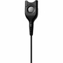 EPOS IMPACT SC 232 Headset - Mono - Easy Disconnect - Wired - On-ear - Monaural - Noise Cancelling Electret Uni-directional - Black 1000518