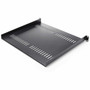 StarTechcom 1U Server Rack Cabinet Shelf - Fixed 16 Deep Cantilever Rackmount Tray for 19 DataAVNetwork Enclosure wCage Nuts - CABSHELF116V2PK