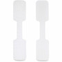 StarTechcom Wire  Cable Label - 4764 Height x 4564 Width x 3 12 Length - Removable Adhesive - White - 100 Pack - Residue-free CABLE-TAG-HLWH