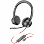 Poly Blackwire 8225 Stereo Microsoft Teams Certified USB-C Headset  USB-CA Adapter - Microsoft Teams Certification - Stereo - USB C 8X225AA