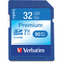 Verbatim 32GB Premium SDHC Memory Card, UHS-I V10 U1 Class 10 - 45 MB/s Read - Lifetime Warranty (Fleet Network)