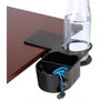 Accessory Power - Enhance - Desktop Cup Holder with Accessory Tray ENUNCSM100BKEW