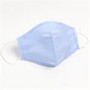 Washable Reusable antibacterial Cotton Masks Blue Houndstooth Pack of 5 MA000502-BLUEHOUNDST