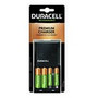 DURACELL RECHARGEABLE CHARGERS(BATTERIES INCLUDED) AA/AAA Nickel Metal Hydride Battery PACK OF 2 + 2 (CEF27)