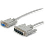 StarTech.com StarTech.com 10 ft Cross Wired DB9 to DB25 Serial Null Modem Cable - Null modem cable - DB-9 (F) - DB-25 (M) - 10 ft - - (Fleet Network)