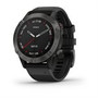 Garmin Fenix 6 Sapphire Carbon Gray DLC with Black Band (010-02158-10)