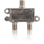 C2G 2-Way High-Frequency Splitter - 2-way - 2.15 GHz - 15 MHz to 2.15 GHz (41020)