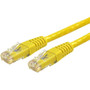 StarTech.com 4 ft Yellow Molded Cat6 UTP Patch Cable - ETL Verified - 4 ft - 1 x RJ-45 Male Network - 1 x RJ-45 Male Network - Yellow (Fleet Network)