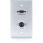 C2G 2-Ports Faceplate - 1-gang - HD-15 VGA, Mini-phone Stereo Audio Line Out (40505)