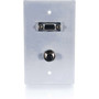 C2G_2-Ports_Faceplate_-_1-gang_-_HD-15_VGA_Mini-phone_Stereo_Audio_Line_Out_40505