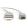 StarTech.com 1 ft Mini USB 2.0 Cable - A to Mini B - M/M - Type A Male USB - Mini Type B Male USB - 1ft (Fleet Network)