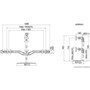Amer Mounts Stand Base Quad Monitor Mount One Over Three Up to 24 and 175 lbs Each - Up to 24 Screen Support - 3193 kg Load - - AMR4S