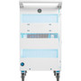 Tripp Lite by Eaton CSC32USBWHG Hospital-Grade 32-Device UV Charging Cart White - 2 Shelf - 4 Casters - Steel - 348 Width x 216 x CSC32USBWHG