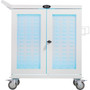 Tripp Lite by Eaton CSC32USBWHG Hospital-Grade 32-Device UV Charging Cart White - 2 Shelf - 4 Casters - Steel - 348 Width x 216 x CSC32USBWHG