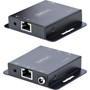 StarTechcom 4K HDMI Extender over CAT6CAT5 Ethernet Cable 4K 30Hz or 1080p 60Hz Video Extender HDMI Transmitter and Receiver Kit - EXTEND-HDMI-4K40C6P1