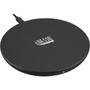 Adesso 10W Max Qi-Certified Disc-Style Wireless Charger - 5 V DC 9 V DC Input - Input connectors USB - Overcharge Protection LED AUH-1010