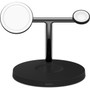 Belkin BoostCharge Pro 3-in-1 Wireless Charger with Official MagSafe Charging 15W - Input connectors USB WIZ017ttBK