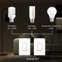 Kasa Smart WiFi Light Switch, 3-Way Dimmer Kit - 3-way Switch - Light Control - Alexa, Google Assistant, SmartThings Supported - 120 V (KS230 KIT)