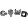 StarTechcom 50 Pkg M6 Mounting Screws and Cage Nuts - Mount server telecom and AV equipment with these high quality mounting screws CABSCREWM6