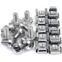StarTechcom 50 Pkg M6 Mounting Screws and Cage Nuts - Mount server telecom and AV equipment with these high quality mounting screws CABSCREWM6