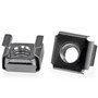 StarTechcom M6 Cage Nuts - 100 Pack - M6 Mounting Cage Nuts for Server Rack  Cabinet - Install your rack-mountable hardware securely CABCAGENTS62
