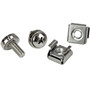 StarTechcom Rack Screws - 20 Pack - Installation Tool - 12 mm M5 Screws - M5 Nuts - Cabinet Mounting Screws and Cage Nuts - Install - CABSCRWM520