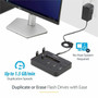 StarTechcom Standalone 1 to 5 USB Thumb Drive DuplicatorEraser Multiple USB Flash Drive CopierCloner Sector-by-Sector Copy - 1 5 USBDUP15