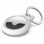 Belkin Reflective Secure Holder with Key Ring for Apple AirTag - White - Key Ring Scratch Protection Reflective Secure Twist Lock MSC003BTWH