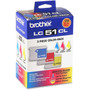 Brother LC513PKS Original Ink Cartridge - Inkjet - 400 Pages Cyan 400 Pages Yellow 400 Pages Magenta - Cyan Yellow Magenta - 1 LC513PKS