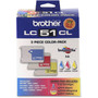 Brother LC513PKS Original Ink Cartridge - Inkjet - 400 Pages Cyan 400 Pages Yellow 400 Pages Magenta - Cyan Yellow Magenta - 1 LC513PKS