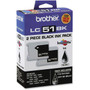Brother LC512PKS Original Ink Cartridge - Inkjet - 500 Pages - Black - 2  Pack LC512PKS