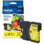 Brother Original Ink Cartridge - Inkjet - 325 Pages - Yellow - 1 Each LC61YS