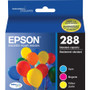 Epson DURABrite Ultra T288 Original Inkjet Ink Cartridge - Cyan, Magenta, Yellow - 3 / Pack - 165 Pages (Fleet Network)