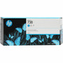 HP 738 Original Inkjet Ink Cartridge - Cyan Pack - 300 mL 676M6A