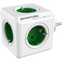 Allocacoc PowerCube Power Plug - 1 x Type B 1 x Type F 1 x Type E 1 x Type G 1 x Type I Receptacle - 120 V AC 230 V AC - Kelly 4120GNUSORPC