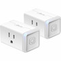 Kasa Smart Wi-Fi Plug Slim, Energy Monitoring - 120 V AC / 15 A, 230 V AC - Alexa, Google Home, Kasa Smart, Siri, Google Assistant (Fleet Network)