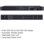 CyberPower Metered ATS PDU PDU24006 10-Outlets PDU - Metered - NEMA L6-20P - 8 x IEC 60320 C13 2 x IEC 60320 C19 - 230 V AC - Network PDU24006